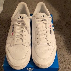 White Adidas Continental 80s
